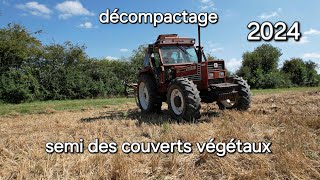 Décompactage et semi des couver végétaux [upl. by Alicul]