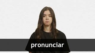 How to pronounce PRONUNCIAR in European Spanish [upl. by Wandie719]