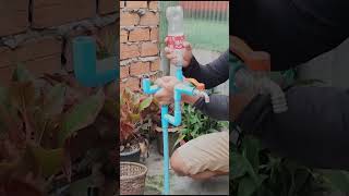 Technique to fix PVC pipe faucet low water pressure shorts [upl. by Champagne]