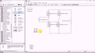 Red°4 REDRESSEUR MONOPHASÉ DOUBLE ALTERNANCE THYRISTOR par MATLAB [upl. by Eanad]