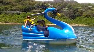 Passeio de pedalinho na lagoa de Arituba em Natal RN [upl. by Peppel]