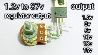 VARIABLE POWER SUPPLY USING LM317 l DIY POWER SUPPLY [upl. by Locke]