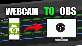 how to connect phone webcam to obs  droidcam to obs [upl. by Bland]