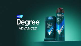 Introducing NEW Degree® Advanced Antiperspirant For Men [upl. by Jecon38]