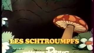 Les Schtroumpfs  1er générique début version Belgique 1982 RTBF [upl. by Tnilf73]