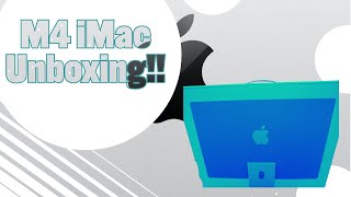 M4 iMac Unboxing [upl. by Anaeda]