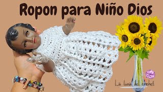 Ropon para niño Dios facil y rapido paso a paso  Niño Dios de 25 cm [upl. by Aiyot]