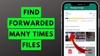 How to Find Forwarded Many Times Videos on WhatsApp in 2023  WhatsApp New Update [upl. by Llehctim]