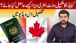 How to get Canada Multiple Visit Entry visa  WorldWideVentures [upl. by Shetrit130]