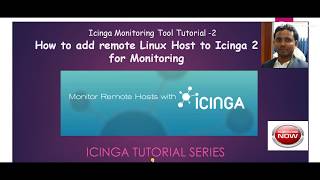 Icinga Monitoring Tool Tutorial 2 How to Add Remote Linux Host to Icinga2 Monitoring Server [upl. by Aridni]