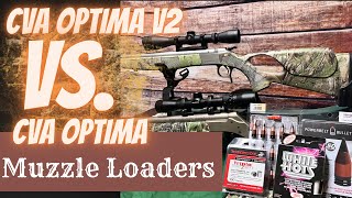 CVA Optima V2 vs CVA Optima 50 Caliber Muzzle Loaders [upl. by Alyt517]