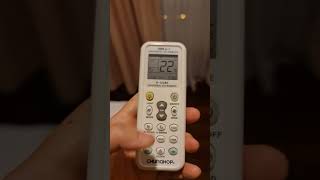 Chunghop K1028E Universal Remote with Acson or Daikin Aircon Setup Guide [upl. by Plate36]