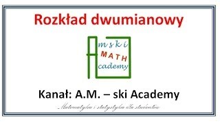 Rozkład dwumianowy  program Statistica [upl. by Elnukeda397]