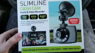 SoundLogic Slimline Dashcam Unboxing [upl. by Kora203]