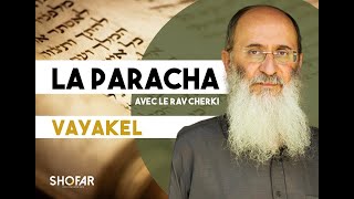 La Paracha Vayakel avec le Rav Oury Cherki [upl. by Anowahs134]