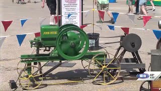 Demonstrators highlight antique machinery at the Nebraska State Fair [upl. by Platas]