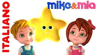 Brilla brilla la stellina  Canzoni Per Bimbi  filastrocche per bambini  Mike e Mia italiani [upl. by Earb]