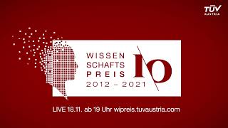 Der 10 TÜV AUSTRIA WiPreis  LIVE 1811 ab 19 Uhr auf wipreistuvaustriacom  HTL [upl. by Oiralih4]