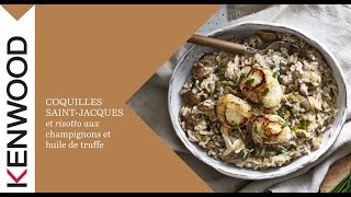 Risotto aux champignon et coquilles SaintJacques avec le Cookeasy [upl. by Ferdinande171]