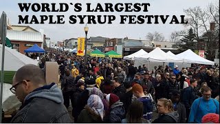 Glimpses of Worlds Largest Maple Syrup Festival  Elmira  2019 [upl. by Sello40]