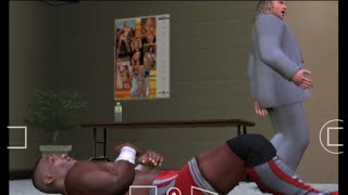 Triple H Attack Shelton Benjamin on Back stage 😱 WWERaw wwe2k23 wwegameplay WWE [upl. by Hsac]