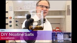 DIY Making Nicotine Salts  Nicotine Benzoate  Perfect Vape Series [upl. by Sladen169]