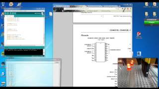 CD4051b multiplexor Lectura y escritura digital Arduino [upl. by Nitsed]