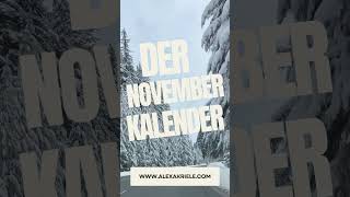 🍁 Der November Kalender – Dein täglicher Weg zu neuer Inspiration 🍂 [upl. by Quinby808]