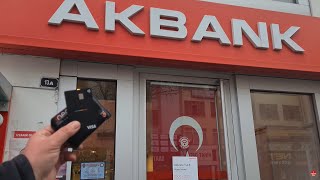 Akbank ATMden İninal Karta Para Yükleme [upl. by Idnaj558]