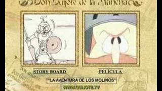 STORY BOARD DON QUIJOTE LA AVENTURA DE LOS MOLINOS 1979 [upl. by Glen]