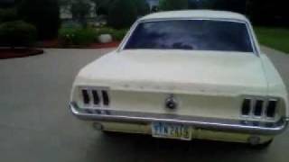 1967 Ford Mustang 289 Dual Exhaust walk around and start up [upl. by Drwde]