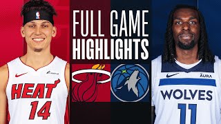 HEAT at TIMBERWOLVES  FULL GAME HIGHLIGHTS  October 28 2023 [upl. by Arelus]