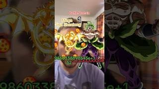 Shenlong Vs Broly shenron broly anime [upl. by Enimajneb]