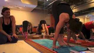 Yoga Tips with Christina Sell  Floating in Sun salutation  surya namaskar asana [upl. by Ynneh]