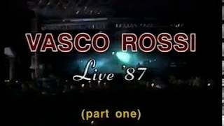 Vasco Rossi Live 87quot Prima Parte Prod amp Regia di Nico Metta Kono Music srl [upl. by Mateo154]