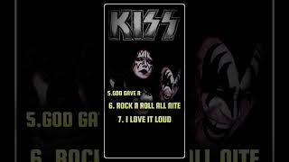 MY TOP 7 KISS SONGS [upl. by Nnodnarb]