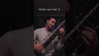 Aaoge Jab Tum Sitar cover ♥️ rishabsmusic sitar aaogejabtum [upl. by Suhpoelc]