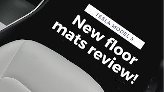 Tesla Model 3 Floor Mats Review [upl. by Haissi]