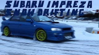 Subaru Impreza Snow Drifting [upl. by Scarito350]