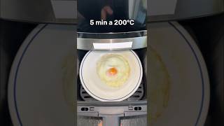 3 FORMAS de hacer HUEVO en AIR FRYER huevo [upl. by Erdnassak]