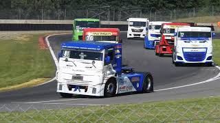 DÉPART COURSE 2 GRANDPRIX CAMION NOGARO 2019 [upl. by Yekcaj]