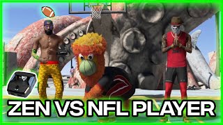 Running Series against NFL PLAYER on 2K24 with ZEN [upl. by Ytirev]