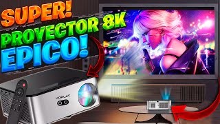 NUEVO Proyector HORLAT 8K 2024  Múltiples FUNCIONES con ENFOQUE Automático y MAS [upl. by Madson935]