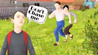 Galya amp Gena chase their kid in Grassland in Schoolboy Runaway Stealth Gameplay [upl. by Aufa117]