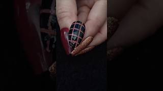 Easy Nail Art nailart ribbon diy nailsandmehendibydeeksha art trending viralshort ytshorts [upl. by Ikkaj]