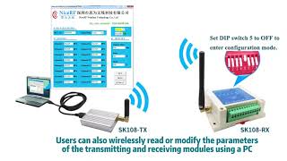 1W 4 Channel RC Transmitter And Receiver Module SK108 [upl. by Deyes334]