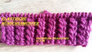 210Elastische BündchenmusterStricktippsStricken [upl. by Norramic]