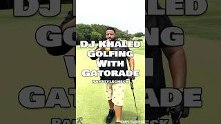 DJ KHALED UNLEASHING HIS GOLFING SUPERPOWERS WITH GATORADE 🚀⛳️ djkhaled lilbaby golfing outfits [upl. by Addison790]