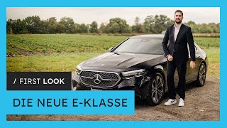 Die NEUE EKlasse Limousine W 214 im FIRST LOOK  Walkaround amp Infos [upl. by Fransen]