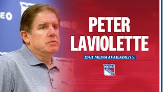 NYR Practice Peter Laviolette  November 1 2023 [upl. by Meeki64]